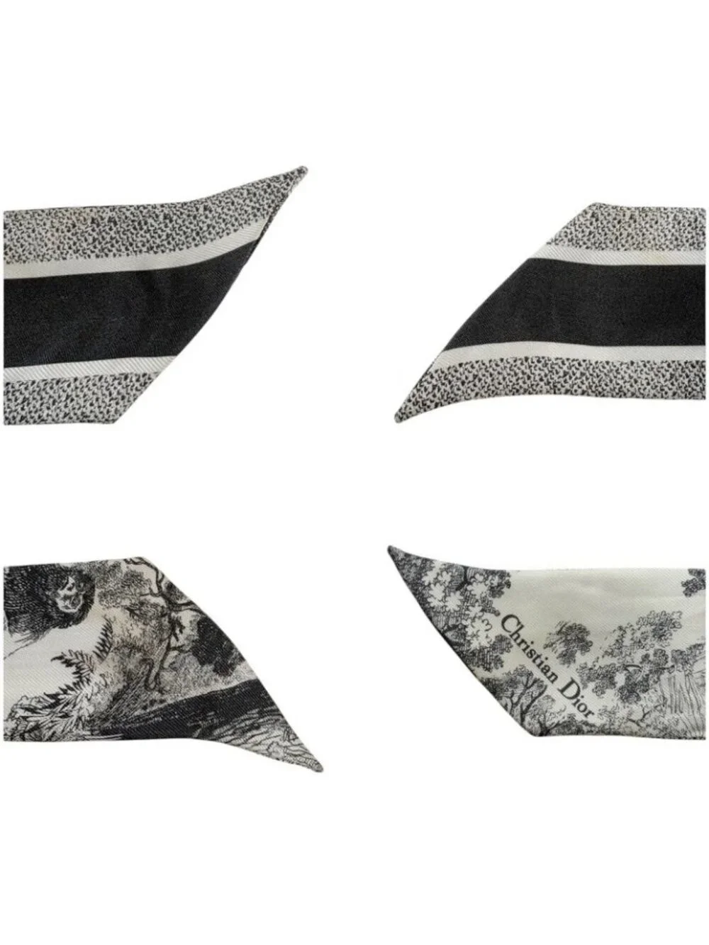 Dior Mizza Toile de Jouy Sauvage Scarf